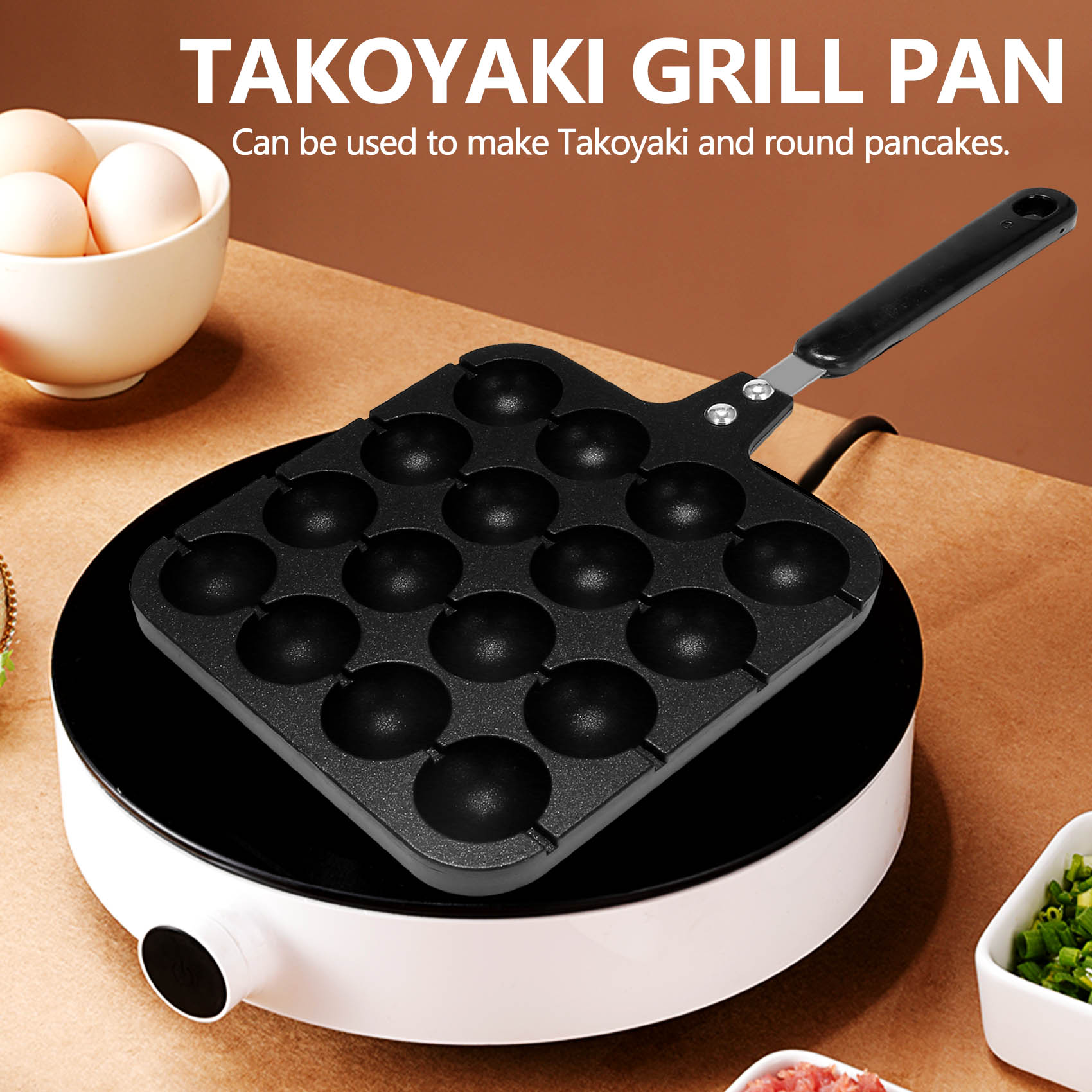16 Holes Aluminum Takoyaki Mak - Takoyaki Grill Plate ulasan dan harga