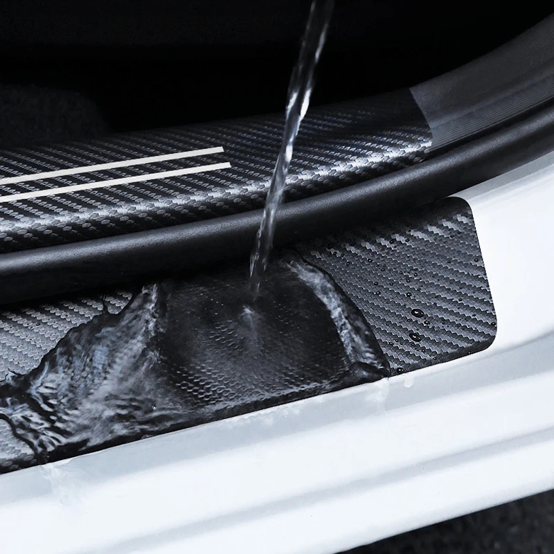 1/4/5Pcs Car Door Sill Scuff P - Crepe Pan Carbon ulasan dan harga