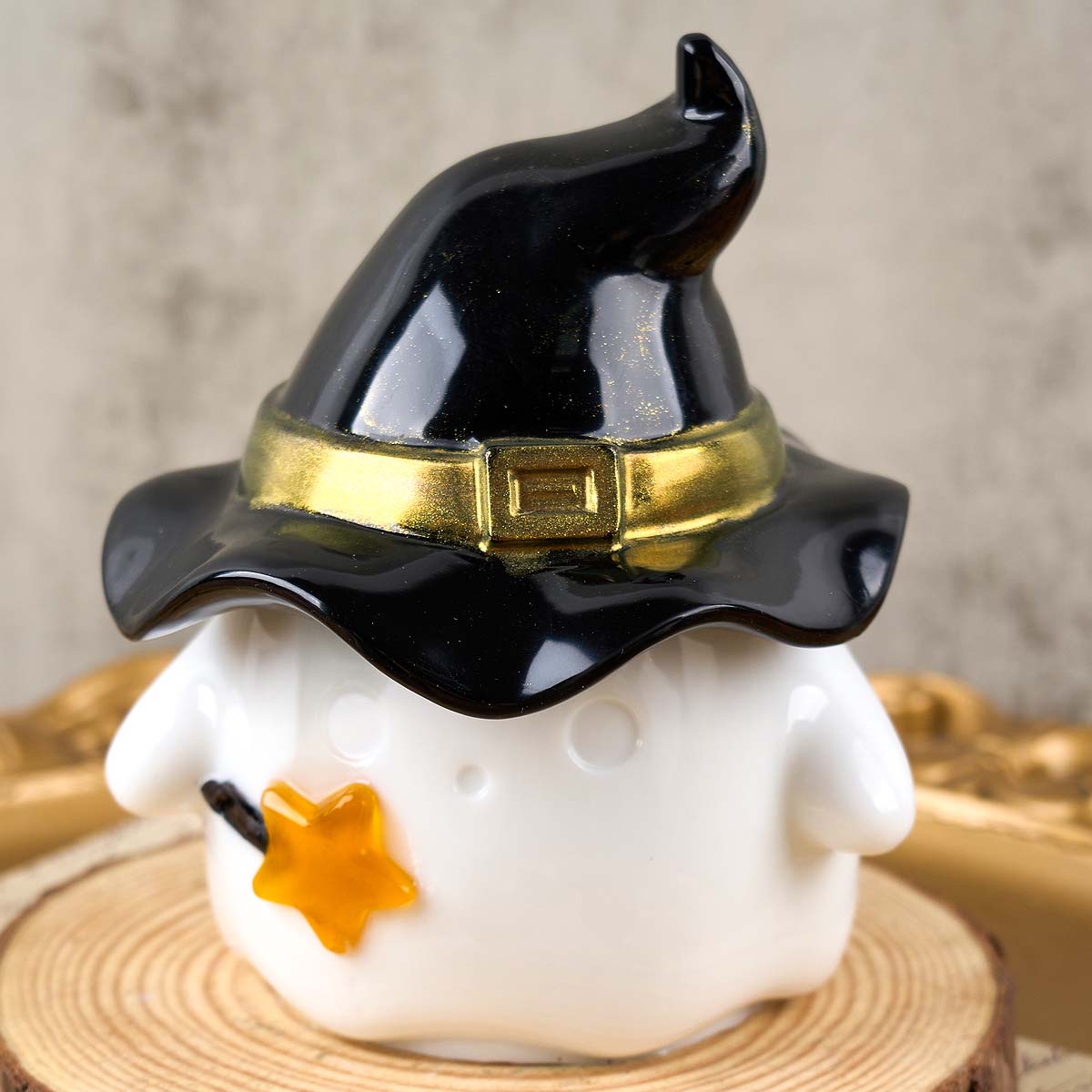 Hat Ghost Candle Jar Silicone  - Potsticker Mold ulasan dan harga