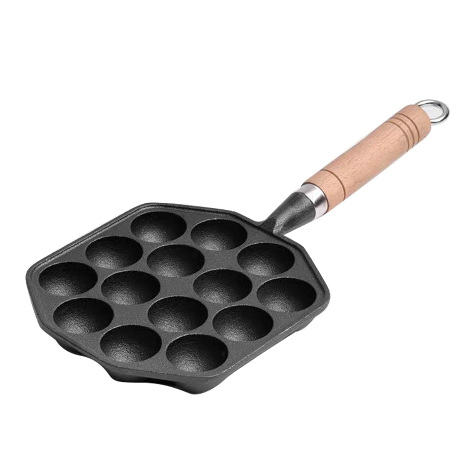 14 Holes Takoyaki Pan Nonstick - Egg Waffle Pan ulasan dan harga