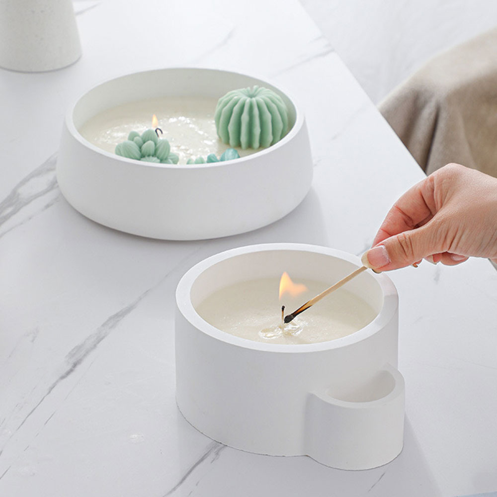 hemispherical Cement Candle Bo - Potsticker Mold ulasan dan harga