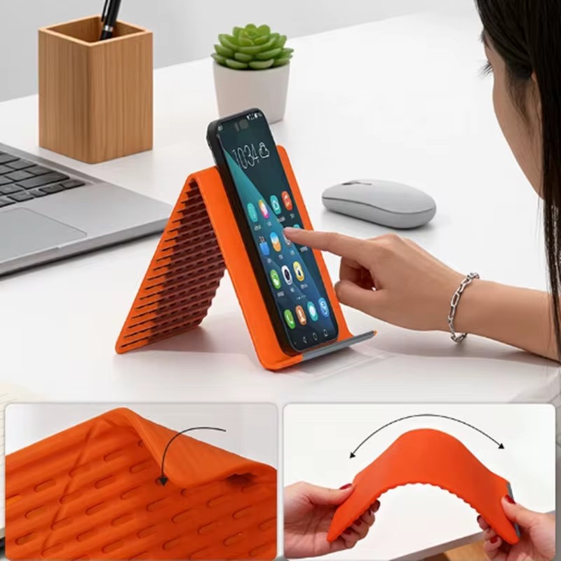 Portable Silicone Mobile Phone - Taco Stand Holder ulasan dan harga