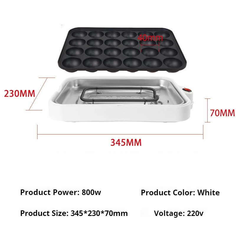 220V Chibi Maruko Baking Machi - Takoyaki Grill Plate ulasan dan harga