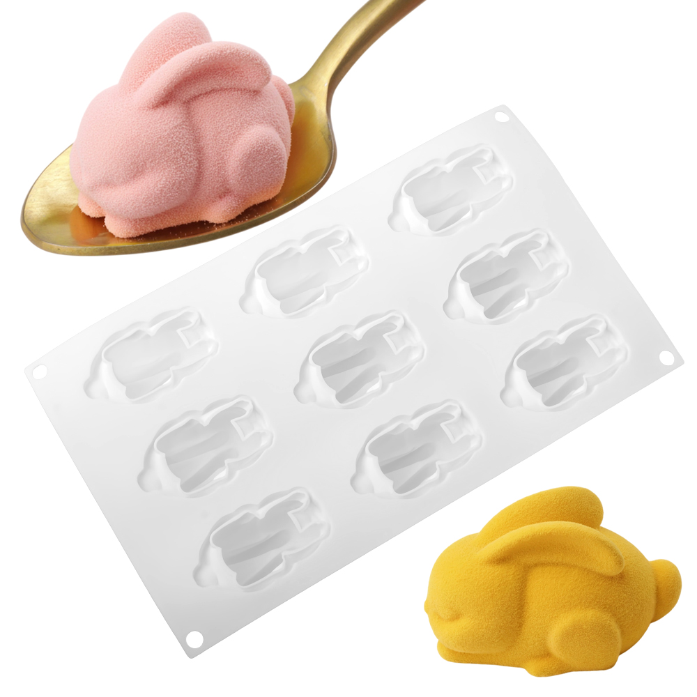 Squat Sitting Long Eared Rabbi - Bunny Cake Mold ulasan dan harga