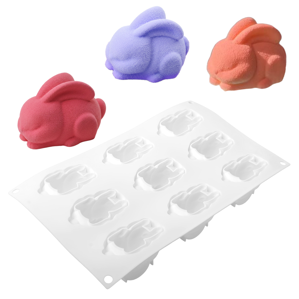Squat Sitting Long Eared Rabbi - Bunny Cake Mold ulasan dan harga