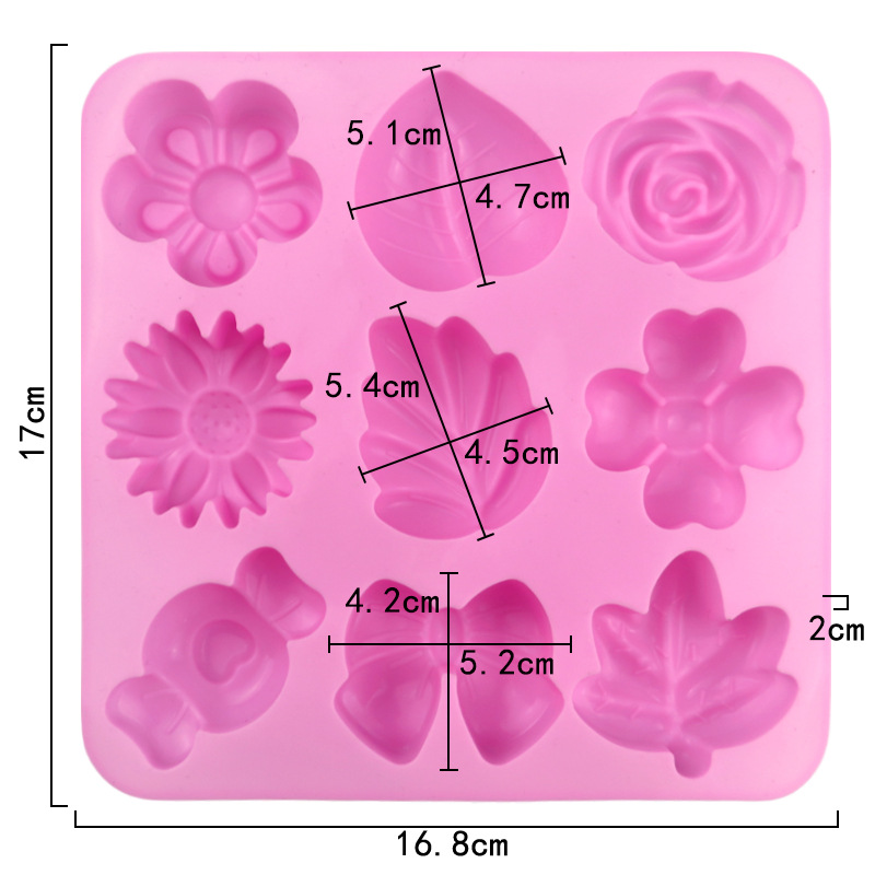 Rose Silicone Mold Flower Leav - Bunny Cake Mold ulasan dan harga